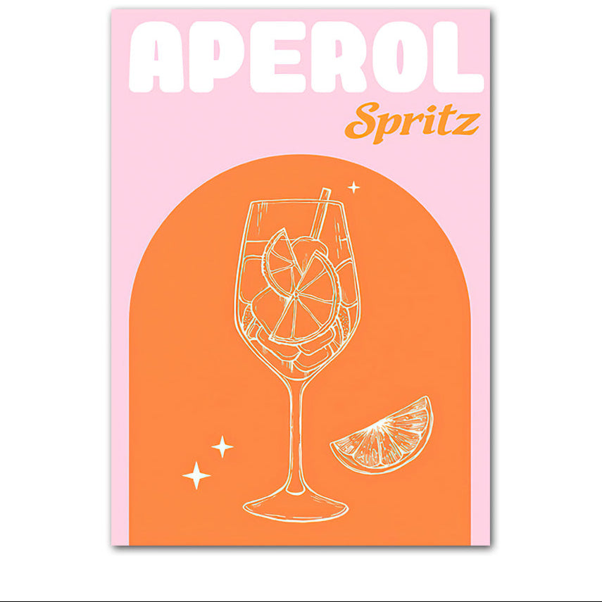 Nordic Posters And Printed Photos On The Wall Of The Bar Room Decor